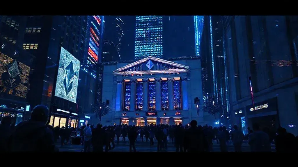 Illustration for "Cme Rekindles Eth Super Cycle Debate As Ether Futures Volume Tops Bitcoin"