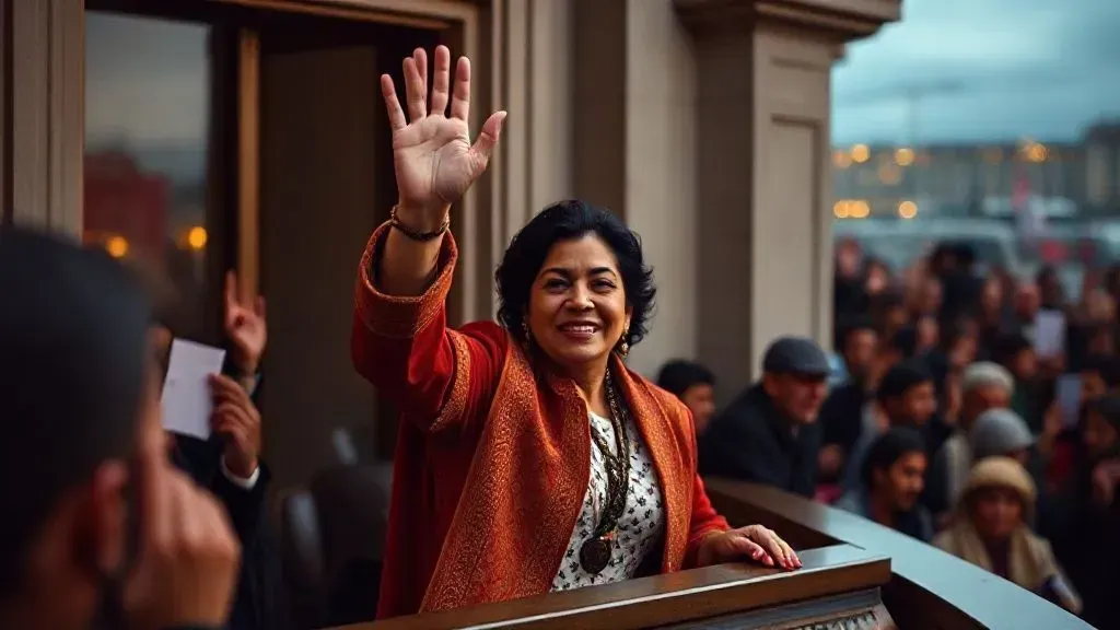 Nobel Winner Machado Greets Oslo Supporters After Daring Escape